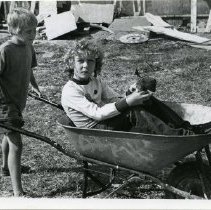 Randy Goodall and an Unidentified Child